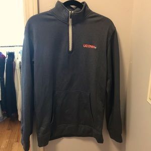 Uconn quarter zip fleece